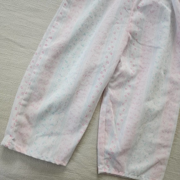 Vintage Wallpaper Floral Suspender Pants 12 months - Picture 5 of 10